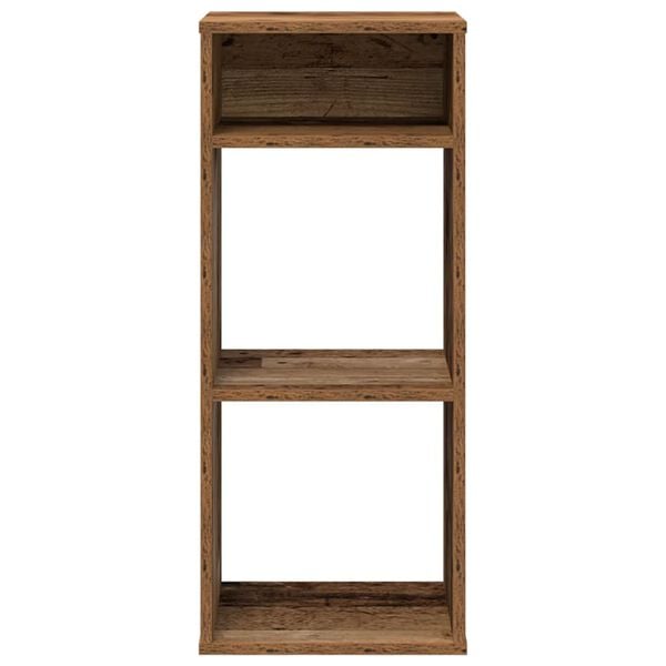 vidaXL Boekenkast 34x31x80 cm bewerkt hout oud houtkleurig