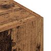 vidaXL Kantoorkast met plank Zwart Eiken 60 x 32 x 115 cm Bewerkt hout