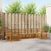 vidaXL Sofa-Sets 7 pcs Naturel Massief Acaciahout
