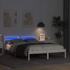 vidaXL Bedframe met hoofdeinde Wit 120 x 200 cm Massief grenenhout