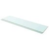 vidaXL Schappen 2 st 100x25 cm glas transparant