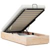 vidaXL Ottoman Bedframe met Opslag Naturel 90 x 190 cm