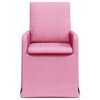 vidaXL Eetstoelen 2 pcs Roze 57 x 67 x 98 cm Stof