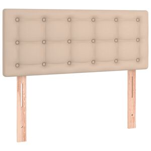 vidaXL Hoofdbord 80x5x78/88 cm kunstleer cappuccinokleurig