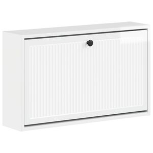 vidaXL Wandgemonteerde Schoenkast EDE 71 x 17 x 43 cm Bewerkt hout