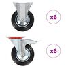 vidaXL 12 st Wielen 160 mm