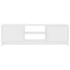 vidaXL Tv-meubel 120x30x37,5 cm bewerkt hout wit
