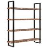 vidaXL Boekenkast met 4 schappen 160x40x180 cm massief gerecycled hout