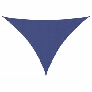 vidaXL Zonnescherm driehoekig 2,5x2,5x3,5 m oxford stof blauw