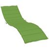 vidaXL Ligbedkussen 200x50x4 cm stof gem&ecirc;leerd groen