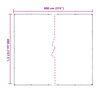 vidaXL Tarpuline Doorzichtig 4 x 8 m PVC
