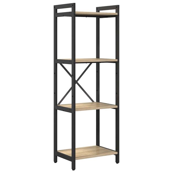 vidaXL Boekenkast Sonoma Eiken 40 x 30 x 119 cm Bewerkt hout