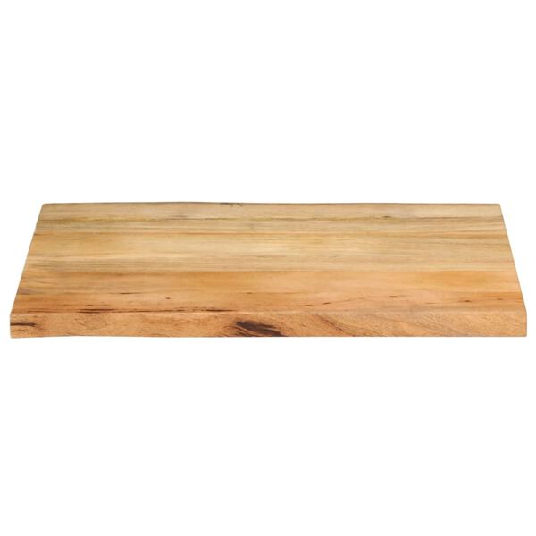 vidaXL Tafelblad met natuurlijke rand 90x60x3,8 cm massief mangohout