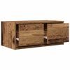 vidaXL TV-meubel 60x31x25,5 cm bewerkt hout oud houtkleurig