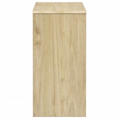 vidaXL Wandtafel SAUDA 89,5x36,5x73 cm massief grenenhout eikenkleurig