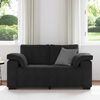 vidaXL Loveseat bank 120 cm fluweel zwart