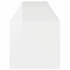 vidaXL TV Wandkast 2 pcs Glanzend Wit 78,5 x 31 x 29,5 cm Bewerkt hout