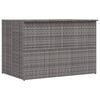 vidaXL Tuinbox 150x100x100 cm poly rattan grijs