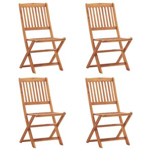 vidaXL Stoel Bruin Acaciahout