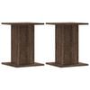 vidaXL Speakerstandaards 2 st 30x30x40 cm bewerkt hout bruin eiken
