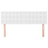 vidaXL Hoofdborden 2 st 72x5x78/88 cm kunstleer wit