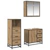 vidaXL Badkamermeubelset 3 st Artisan Eiken 35 x 37,5 x 100 cm