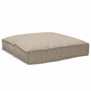 vidaXL Kussen Oxford Stof Taupe 80 x 80 x 12 cm