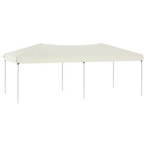 vidaXL Partytent inklapbaar 3x6 m cr&egrave;mekleurig