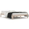 vidaXL Bedframe massief grenenhout 140x190 cm