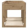 vidaXL Bunk Bed voor Kinderen Artisan Eiken 90 x 200 cm Bewerkt hout