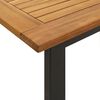 vidaXL Tuintafel met U-vormige poten 140x80x75 cm massief acaciahout
