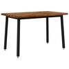 vidaXL Vierkante Eettafel 120 x 70 x 75 cm Massief Acaciahout