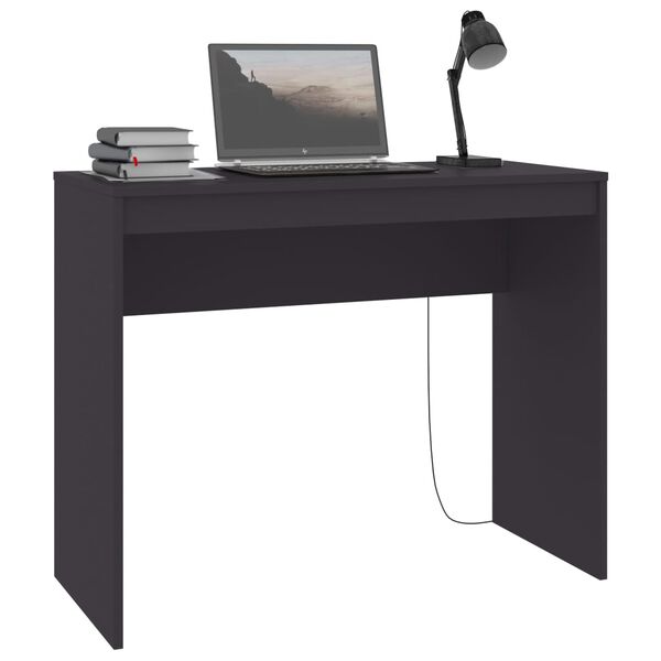vidaXL Bureau 90x40x72 cm bewerkt hout grijs