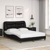 vidaXL Bedframe zonder matras "Hvar" kunstleer zwart 120x200 cm