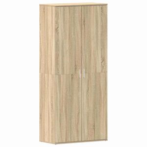 vidaXL Schoenenkast 80 x 39 x 178 cm Bewerkt hout Sonoma Eiken