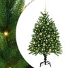vidaXL Kerstboom met 150 LED met standaard Groen 120 cm PE