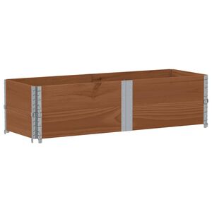 vidaXL Plantenbak 150x50 cm massief grenenhout bruin