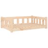 vidaXL Hondenmand 95,5x65,5x28 cm massief grenenhout