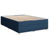 vidaXL Bedframe zonder matras stof blauw 140x200 cm