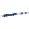 vidaXL Markies Valance Blauw en Wit 580 x 20 cm Canvas