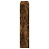 vidaXL Boekenkast 137,5x29x137,5 cm bewerkt hout gerookt eikenkleurig
