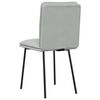 vidaXL Eetkamerstoelen 2 st fluweel lichtgrijs