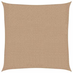 vidaXL Zonnezeil 160 g/m&sup2; 5x5 m HDPE taupe