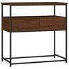 vidaXL Wandtafel 75x40x75 cm bewerkt hout bruin eikenkleur