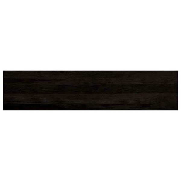 vidaXL Traptreden 12 st 110x25x2 cm massief eikenhout donkerbruin