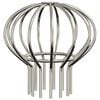 vidaXL Bladvanger voor goot 8 pcs Zilver 75 mm Roestvrij staal