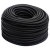vidaXL Luchtslang hybride 0,6'' 50 m rubber en PVC zwart