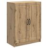 vidaXL Dressoir Artisanaal eiken 66 x 34,5 x 87 cm Bewerkt hout
