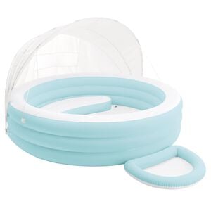 INTEX Zwembad lounge float met luifel 277 x 221 x 137 cm Rond voor