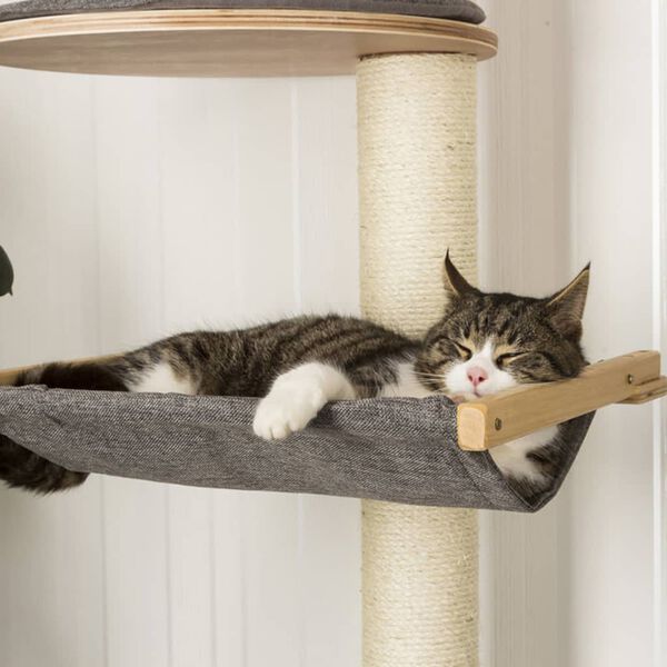 Kerbl Wandgemonteerde krabpaal Dolomit XL Tofana grijs 185 cm 81541